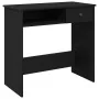 Escritorio de madera contrachapada negro 80x40x75 cm de , Escritorios - Ref: Foro24-860473, Precio: 63,61 €, Descuento: %