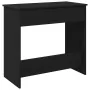 Escritorio de madera contrachapada negro 80x40x75 cm de , Escritorios - Ref: Foro24-860473, Precio: 63,61 €, Descuento: %