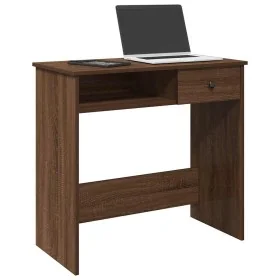 Escritorio de madera de ingeniería roble marrón 80x40x75 cm by , Desks - Ref: Foro24-860478, Price: 66,25 €, Discount: %