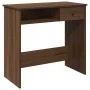 Escritorio de madera de ingeniería roble marrón 80x40x75 cm von , Schreibtische - Ref: Foro24-860478, Preis: 66,25 €, Rabatt: %