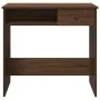 Escritorio de madera de ingeniería roble marrón 80x40x75 cm von , Schreibtische - Ref: Foro24-860478, Preis: 66,25 €, Rabatt: %