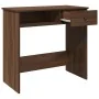 Escritorio de madera de ingeniería roble marrón 80x40x75 cm von , Schreibtische - Ref: Foro24-860478, Preis: 66,25 €, Rabatt: %