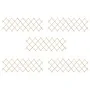 Spalierzäune 5 Einheiten aus Tannenholz 180x60 cm von vidaXL, Zaunpaneele - Ref: Foro24-47240, Preis: 31,53 €, Rabatt: %
