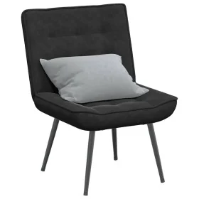 Sillón de relax terciopelo negro 64x74x84 cm von , Stühle - Ref: Foro24-4012322, Preis: 91,37 €, Rabatt: %