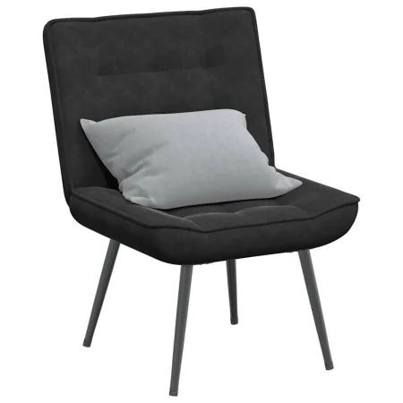 Sillón de relax terciopelo negro 64x74x84 cm de , Sillas - Ref: Foro24-4012322, Precio: 91,37 €, Descuento: %