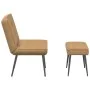 Sillón de relax con reposapiés terciopelo marrón von , Stühle - Ref: Foro24-4012334, Preis: 107,81 €, Rabatt: %