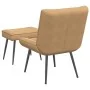 Sillón de relax con reposapiés terciopelo marrón von , Stühle - Ref: Foro24-4012334, Preis: 107,81 €, Rabatt: %