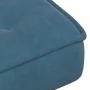 Sillón de relax con reposapiés terciopelo azul by , Chairs - Ref: Foro24-4012336, Price: 99,57 €, Discount: %