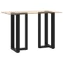 Patas de mesa de bar forma T 2 uds acero negro 50x35x(90-91) cm von , Tischbeine - Ref: Foro24-4013076, Preis: 138,65 €, Raba...