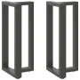Patas de mesa bar forma T 2 uds acero antracita 40x35x(90-91)cm by , Table legs - Ref: Foro24-4013074, Price: 141,16 €, Disco...