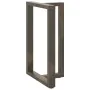 Patas de mesa bar forma T 2 uds acero natural 60x35x(90-91) cm von , Tischbeine - Ref: Foro24-4013083, Preis: 149,60 €, Rabat...