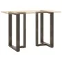 Patas de mesa bar forma T 2 uds acero natural 60x35x(90-91) cm von , Tischbeine - Ref: Foro24-4013083, Preis: 149,60 €, Rabat...