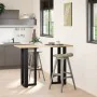 Patas de mesa bar forma T 2 uds acero negro 50x35x(100-101) cm by , Table legs - Ref: Foro24-4013088, Price: 141,47 €, Discou...