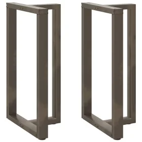 Patas mesa bar forma T 2 uds acero natural 60x35x(100-101) cm von , Tischbeine - Ref: Foro24-4013095, Preis: 153,36 €, Rabatt: %