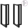 Patas de mesa bar forma T 2 uds acero negro 60x35x(110-111) cm von , Tischbeine - Ref: Foro24-4013104, Preis: 177,69 €, Rabat...