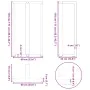 Patas de mesa bar forma T 2 uds acero negro 60x35x(110-111) cm von , Tischbeine - Ref: Foro24-4013104, Preis: 177,69 €, Rabat...
