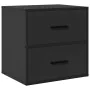 Mesita de noche de pared negra 40x31x39,5 cm de , Mesitas de noche - Ref: Foro24-848724, Precio: 46,38 €, Descuento: %