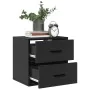 Mesita de noche de pared negra 40x31x39,5 cm de , Mesitas de noche - Ref: Foro24-848724, Precio: 46,38 €, Descuento: %