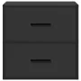 Mesita de noche de pared negra 40x31x39,5 cm de , Mesitas de noche - Ref: Foro24-848724, Precio: 46,38 €, Descuento: %