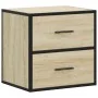 Mesita de noche de pared color roble ahumado 40x31x39,5 cm von , Nachttische - Ref: Foro24-848726, Preis: 45,04 €, Rabatt: %