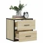 Mesita de noche de pared color roble ahumado 40x31x39,5 cm von , Nachttische - Ref: Foro24-848726, Preis: 45,04 €, Rabatt: %