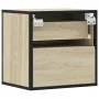 Mesita de noche de pared color roble ahumado 40x31x39,5 cm von , Nachttische - Ref: Foro24-848726, Preis: 45,04 €, Rabatt: %