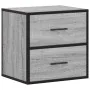 Mesita de noche de pared gris sonoma 40x31x39,5 cm by , Nightstands - Ref: Foro24-848730, Price: 46,38 €, Discount: %