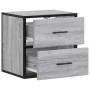Mesita de noche de pared gris sonoma 40x31x39,5 cm by , Nightstands - Ref: Foro24-848730, Price: 46,38 €, Discount: %