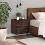 Mesita de noche de pared color roble marrón 40x31x39,5 cm von , Nachttische - Ref: Foro24-848732, Preis: 46,38 €, Rabatt: %