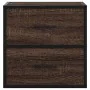 Mesita de noche de pared color roble marrón 40x31x39,5 cm von , Nachttische - Ref: Foro24-848732, Preis: 46,38 €, Rabatt: %