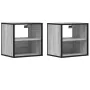 Mesitas de noche de pared 2 unidades gris sonoma 40x31x39,5 cm von , Nachttische - Ref: Foro24-848751, Preis: 58,73 €, Rabatt: %