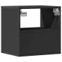 Mesitas de noche de pared 2 unidades negra 40x31x39,5 cm de , Mesitas de noche - Ref: Foro24-848745, Precio: 58,73 €, Descuen...