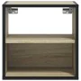 Mesitas de noche de pared 2 unidades roble Sonoma 40x31x39,5 cm von , Nachttische - Ref: Foro24-848747, Preis: 57,09 €, Rabat...