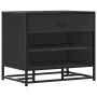 Banco zapatero madera de ingeniería y metal negro 60x40x53,5 cm von , Bänke für Hallen und Lager - Ref: Foro24-849219, Preis:...
