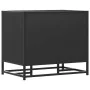Banco zapatero madera de ingeniería y metal negro 60x40x53,5 cm von , Bänke für Hallen und Lager - Ref: Foro24-849219, Preis:...