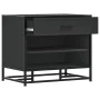 Banco zapatero madera de ingeniería y metal negro 60x40x53,5 cm von , Bänke für Hallen und Lager - Ref: Foro24-849219, Preis:...