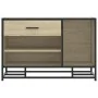 Banco zapatero madera de ingeniería roble sonoma 80x40x53,5 cm de , Bancos para recibidores y almacenamiento - Ref: Foro24-84...