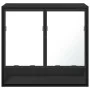 Armario de baño con espejo madera ingeniería negro 65x20x60 cm by , bathroom vanities - Ref: Foro24-849259, Price: 80,90 €, D...