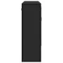 Armario de baño con espejo madera ingeniería negro 65x20x60 cm by , bathroom vanities - Ref: Foro24-849259, Price: 80,90 €, D...