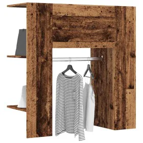 Mueble de recibidor madera ingeniería madera vieja 97,5x37x99cm by , Closets and storage - Ref: Foro24-857037, Price: 75,76 €...