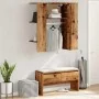 Mueble de recibidor madera ingeniería madera vieja 97,5x37x99cm by , Closets and storage - Ref: Foro24-857037, Price: 75,76 €...