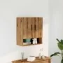 Armario de pared madera de ingeniería roble artesano 60x31x70cm by , Lockers and storage cabinets - Ref: Foro24-857068, Price...