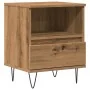 Mesita de noche madera de ingeniería roble artisian 40x35x50 cm by , Nightstands - Ref: Foro24-857359, Price: 48,65 €, Discou...