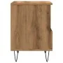 Mesita de noche madera de ingeniería roble artisian 40x35x50 cm by , Nightstands - Ref: Foro24-857359, Price: 48,65 €, Discou...