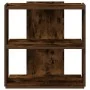 Librería 3 estantes madera ingeniería roble ahumado 60x30x60 cm by , Bookcases and shelves - Ref: Foro24-860251, Price: 38,53...