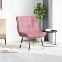 Sillón de relax terciopelo rosa 64x74x84 cm von , Stühle - Ref: Foro24-4012320, Preis: 91,23 €, Rabatt: %