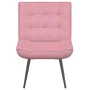 Sillón de relax terciopelo rosa 64x74x84 cm von , Stühle - Ref: Foro24-4012320, Preis: 91,23 €, Rabatt: %