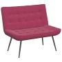 Banco de terciopelo rojo vino tinto 110x74x84 cm von , Banken - Ref: Foro24-4012341, Preis: 134,84 €, Rabatt: %