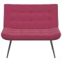 Banco de terciopelo rojo vino tinto 110x74x84 cm von , Banken - Ref: Foro24-4012341, Preis: 134,84 €, Rabatt: %