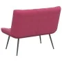 Banco de terciopelo rojo vino tinto 110x74x84 cm von , Banken - Ref: Foro24-4012341, Preis: 134,84 €, Rabatt: %